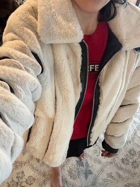 Karl Lagerfeld Faux Fur Jacket (Size S)